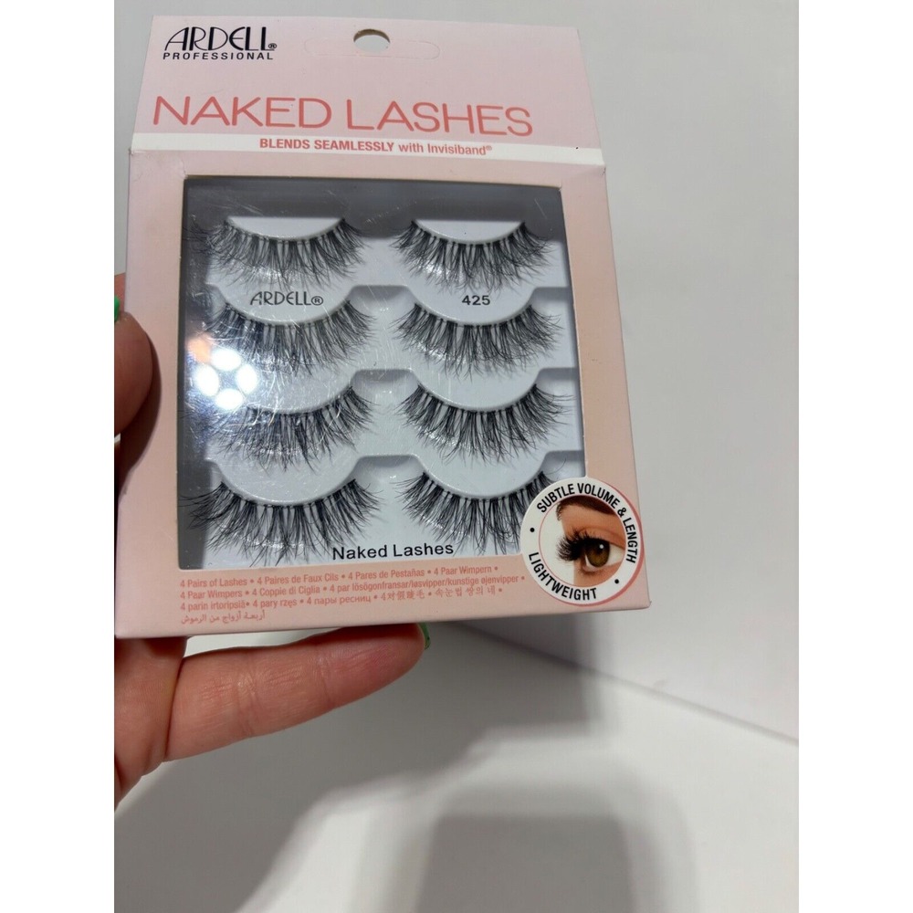Ardell Naked Lashes 4 Pack 425 Lightweight Subtle Volume and Length - Picture 3 of 6